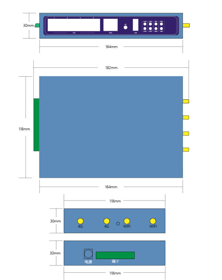 視頻遙測終端機rtu安裝固定